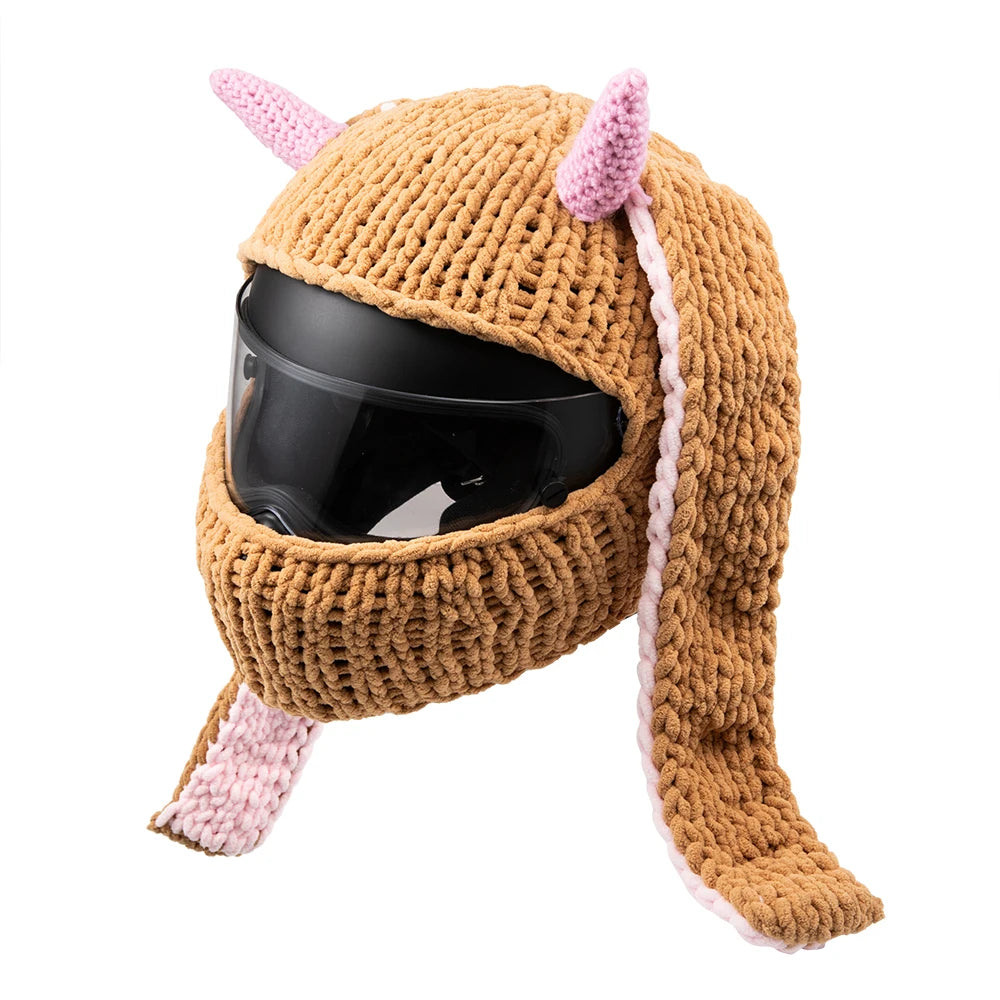 Couvre-casque Lapin Caramel