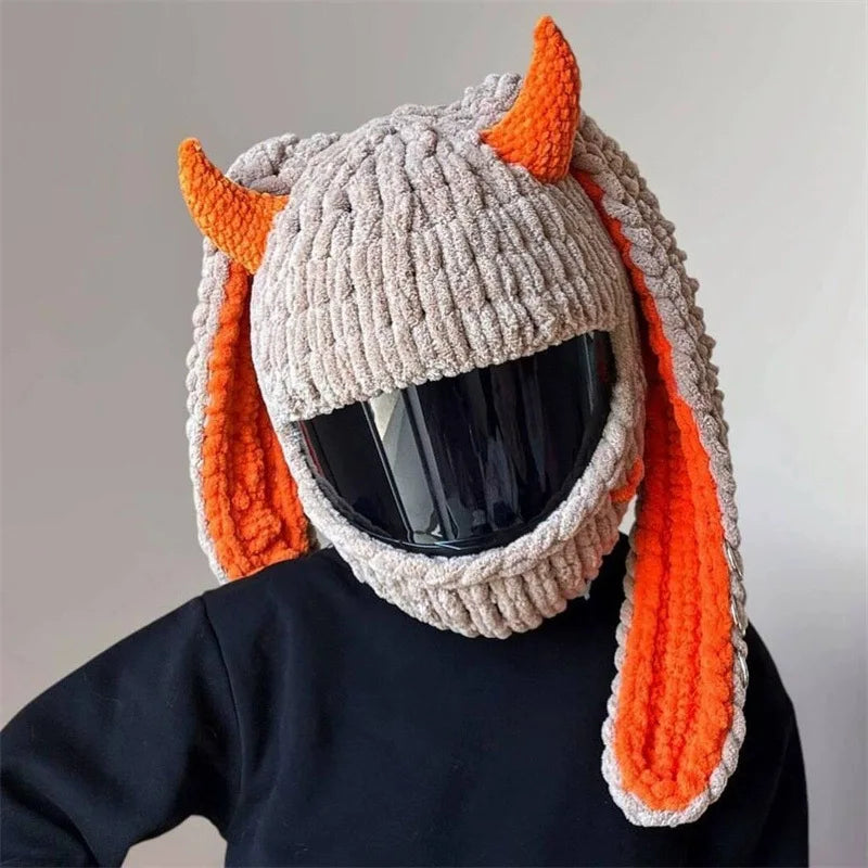 Couvre-casque Lapin Feu