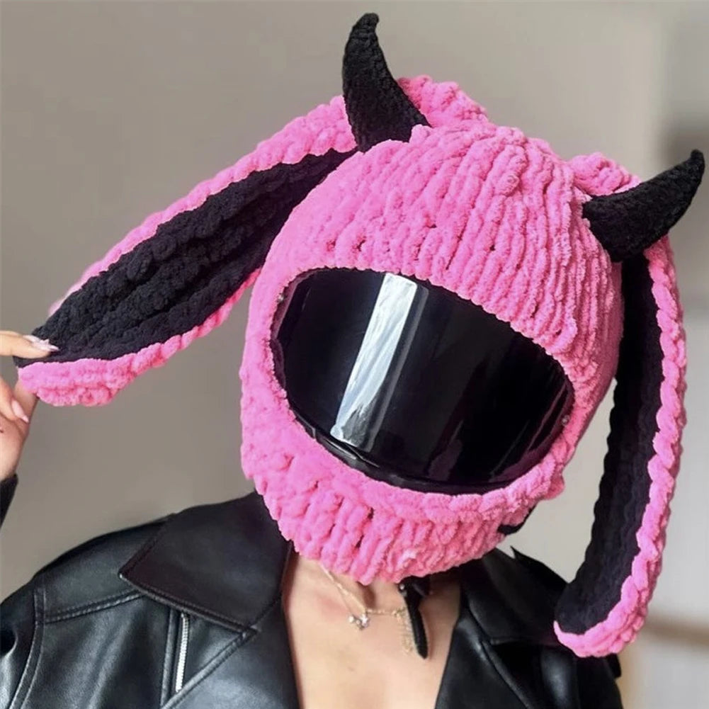 Couvre-casque Lapin à Nœud